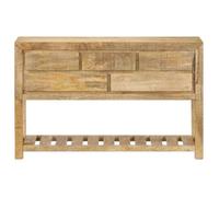 Buffet(1 pc), Commode, Vaisselier, Meuble Rangement, 120x30x75 cm bois de manguier massif B6689