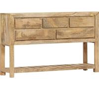 Buffet 120x30x75 cm bois de manguier massif