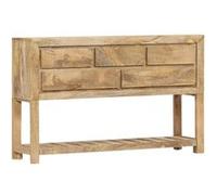 Buffet 120x30x75 cm bois de manguier massif Multicolore G