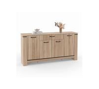 IDMarket - Buffet 160 m Idaho 4 portes avec tiroir design contemporain