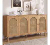 Buffet 160cm bois cannage