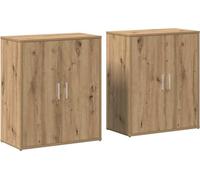 Buffet 2 pcs Chêne artisanal 60 x 31 x 70 cm Bois d'ingénierie