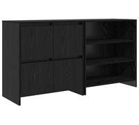 Buffet 2 pcs Chêne noir 70 x 41 x 75 cm Bois d'ingénierie