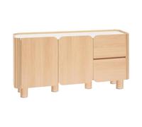 Buffet 2 Portes & 2 Tiroirs "Homelya" 160cm Naturel