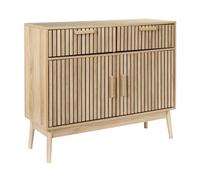 Buffet 2 Portes & 2 Tiroirs "Klaus" 100cm Marron
