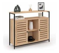 Buffet 2 Portes Persiennes 100 Cm Halifax Design Industriel
