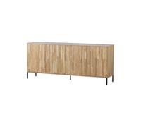 GRAVURE - Buffet en placage chêne naturel L200 Marron