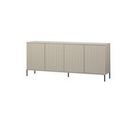GRAVURE - Buffet en bois de pin gris L200 Gris