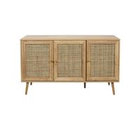 Buffet 3 Portes en Bois "Bali" 115cm Naturel
