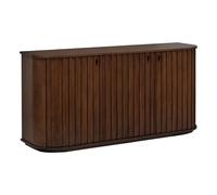 Buffet 3 Portes en Bois Rikaya 160cm Marron