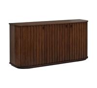 Buffet 3 Portes en Bois "Rikaya" 160cm Marron