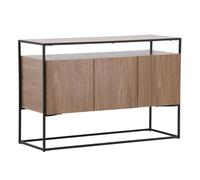 Buffet 3 Portes en Teck Kingsport 120cm Marron