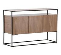 Buffet 3 Portes en Teck Kingsport 120cm Marron