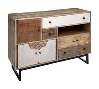 Buffet 3 portes et 4 tiroirs Koval - Marron