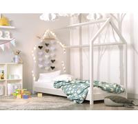Buffet 3 portes Noir pieds métal 144 cm - ALICIA