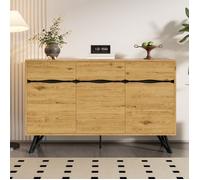 Buffet 3 portes - TANANT - Moderne - Bois - Espace de rangement - Design scandinave