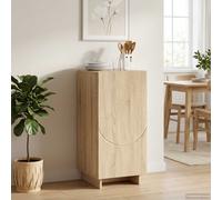 Buffet 33,5 x 34,5 x 75 cm Bois d'ingénierie de cuisine meuble ouvert bas vidaXL