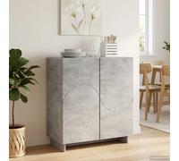 Buffet 67 x 34,5 x 75 cm Bois d'ingénierie de cuisine meuble ouvert bas vidaXL v