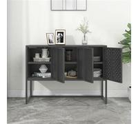 Buffet Anthracite 105x35x75 cm Acier Anthracite G