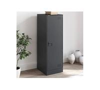 vidaXL Buffet anthracite 34,5x39x107 cm acier, armoire, placard, buffet haut, armoire latérale, armoire de rangement, 841705 Gris G