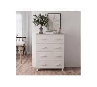 vidaXL Buffet HAMAR Blanc - Bois massif de Pin