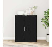 vidaXL Buffet en chêne noir 60x31x70 cm bois d'ingénierie