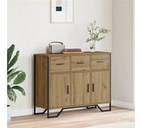 Buffet Artisan en chêne 97x32,5x74,5 cm Bois d ingénierie