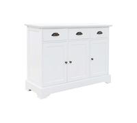 vidaXL Buffet 105x35x77,5 cm - Blanc