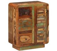 vidaXL Buffet avec 3 tiroirs – 55x30x70 cm – Bois de récupération massif