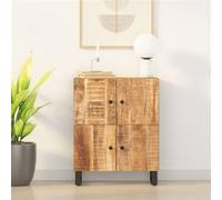 vidaXL Buffet 4 portes – bois massif de manguier 60x33x75 cm