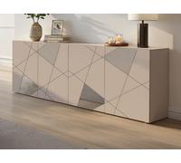 Buffet avec 4 portes - Beige - CANTIANO