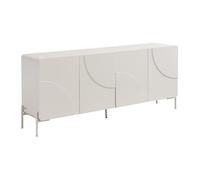 Vente-unique - Buffet avec 4 Portes en MDF - Beige - ZELINARO