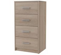 Buffet avec 4 Tiroirs Chêne Sonoma - Commode Style Contemporain - 75 x 35 x 40 cm