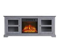 Buffet avec cheminée électrique couleur gris 2000W CHE-900 Gris