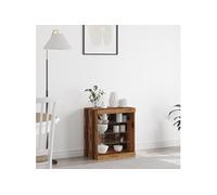Buffet Vidaxl Avec Lumières Led Bois Ancien 60,5x37x67 Cm