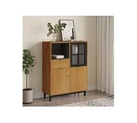 vidaXL Buffet FLAM 92x40x122,5 cm - Chêne
