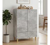 vidaXL Buffet Chêne Sonoma Bois d'ingénierie avec tiroir Design moderne 66 x 34,5 x 95 cm