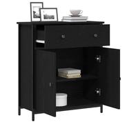 Buffet avec tiroir - vidaXL - en bois d'ingénierie - chêne noir - avec 2 portes - avec 2 tiroirs - 70 x 30 x 80 cm iby39e3695