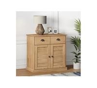vidaXL Buffet avec tiroirs VIGO 78x40x75 cm en pin massif