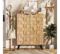 Buffet bahut - Buffet Bas Moderne - 2 Portes - Bois - Design Élégant
