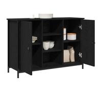 Buffet bahut - Buffet Chêne noir 100x35x70 cm - Enfilade de rangement 1833645629