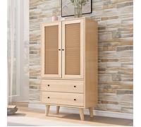 Buffet Bahut Buffet salle à manger 60*40*120cm - Commode armoire rangement salon - Table TV portes tiroirs - Meuble storage