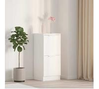 Buffet - Bahut/Commode couloir Blanc Magnifique Buffet Blanc 30x30x70cm - bois d'ingénierie CL7883704