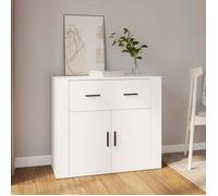 Buffet - Bahut/Commode couloir Blanc Magnifique Buffet Blanc 80x33x70cm - bois d'ingénierie CL9145753