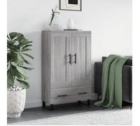 Buffet - Bahut/Commode couloir Gris Magnifique Buffet haut - pour Rangement - sonoma gris 69,5x31x115cm - bois d'ingénierie CL238069