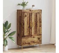 Buffet - Bahut/Commode couloir Marron Magnifique Haut Armoire - bois Ancien 69,5x31x115cm - bois d'ingénierie CL2001839