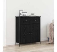 Buffet - Bahut/Commode couloir Noir Magnifique Buffet avec tiroir - pour Rangement - Chêne noir 70x30x80cm - bois d'ingénierie CL240