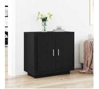 Buffet - Bahut/Commode couloir Noir Magnifique Buffet Chêne noir 80x40x75cm - bois d'ingénierie CL9969428