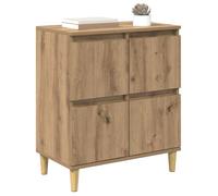 Buffet bahut/Commode MVS - multi-rangement - Meuble sur pied - Chêne artisanal 60x35x70cm Bois d'ingénierie &26_1192670