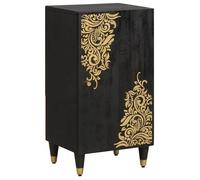 Buffet - bahut - enfilade Vidaxl Buffet avec étagère Noir 40 x 33 x 75 cm Bois de mangue massif